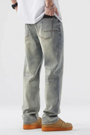 Men Straight Nostalgic Pants Trend for Spring and Summer
