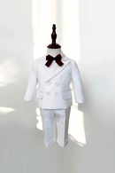 Suit For Baby Boy 9 Month-4 Year Kids Boys Blazer Pants Clothes Set Baptism Wedding Elegant Party Dress