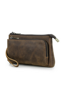 Genuine Leather Men Clutch Bag Travel Male Clutch Purse Hand Bag Luxury Design Casual Long Wallet