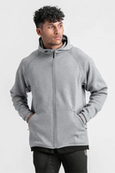 Spring Autumn Solid Long Sleeve Sweatshirts Man High Street Casual Zipper Pockets Hooded Cardigan