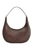 Retro underarm bag leather female bag pure hand