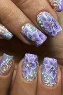 Acrylic False Artificial Glues on Press on Design