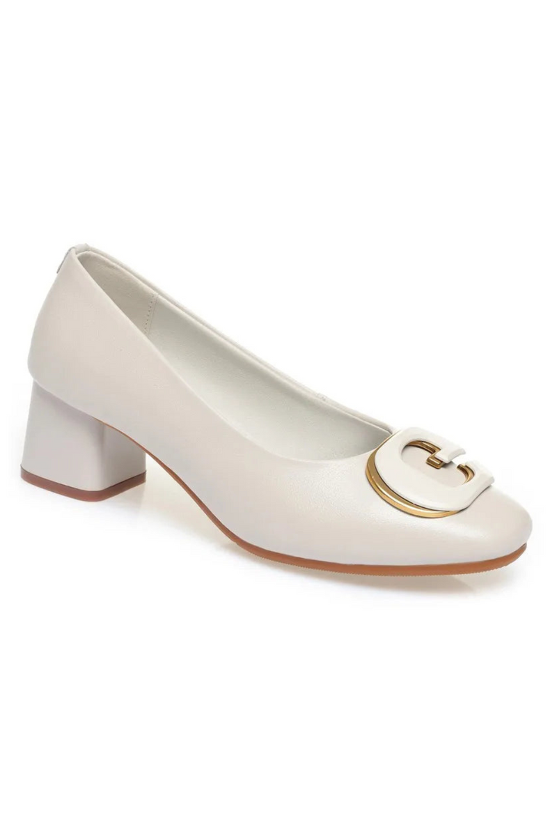 Women Dress Shoes Spring Genuine Leather Round Head Women's Shoes Ladies