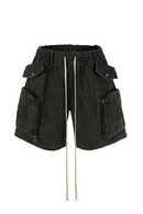 Spring Summer Men Tide Straight Washed Denim Shorts Half Length Capris