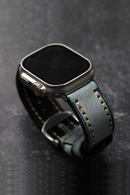 Handmade Genuine Leather Watchband Vintage Style For Apple Watch Ultra S8 S9 Head layer 49MM 45MM Italian