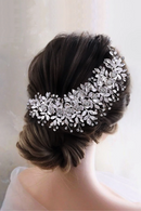 YouLaPan Europe Bridal Hair Accessories Wedding Headpiece Bridal Headband Alloy Flower Women Headwear Bridesmaid Headdress HP349