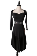 Latin Competition Skirt Women Advanced Elegant Dress