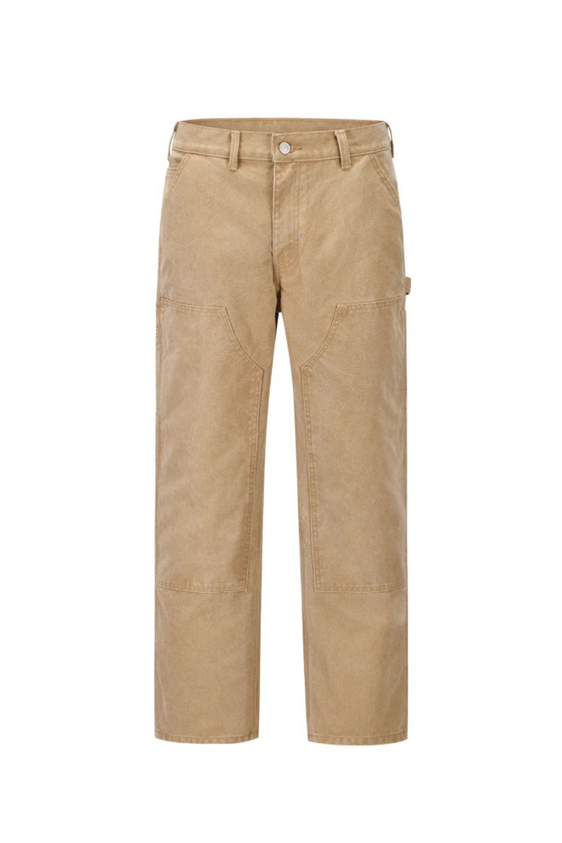Straight Baggy Cargo Pants for Men Casual Denim Trousers Oversized Jeans