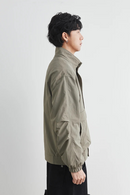 Men Lapel Jacket Military Style Casual Clothing Spring Autumn Season Pocket Jacket For Men