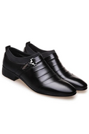 British Men Business Slip On Leather Shoes Soft Formal Dress Shoes For Male