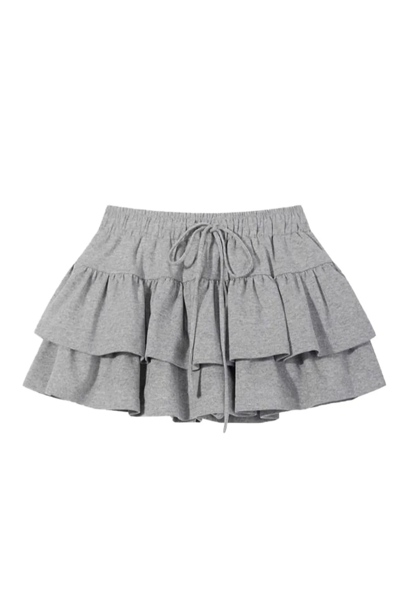 Sweet Pure Skirt ort Women's Autumn Spicy Girl Anti-Light Puffy Skirt