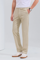 Men Straight Formal Trousers Pants Comfortable Casual Wide Long Pants