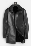 Men Winter Fur Clothing Genuine Leather Natural Fur Outwear