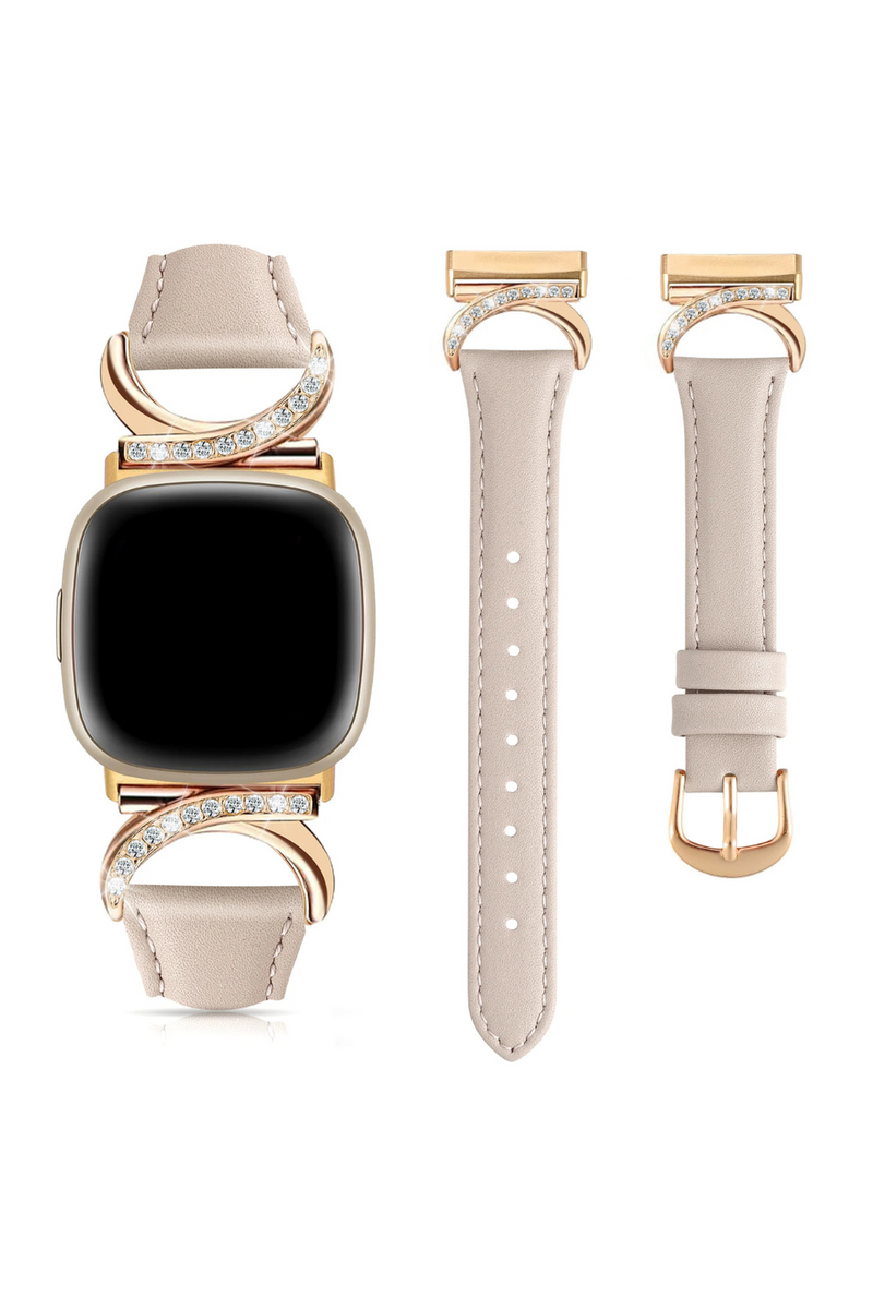 Compatible with Fitbit Versa 4/3 & Sense 2/Sense Smartwatch Interlocking Latch Replacement Band