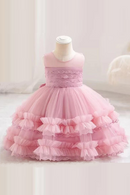 Baby Girl Dress Lace white Baptism Dresses for wedding Christening baby infant clothing Girl's first birthday Communion Dress