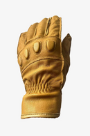 Pure leather lock down gloves