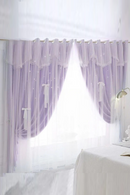 Curtains Princess Dream Double with Yarn Blackout Curtains for Living Dining Room Bedroom