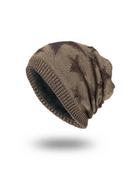 Winter Hat Men Cap Fleece Skiing Beanies Streetwear Warm Knitted Beanie Bonnet Hats Men