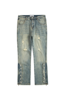 Men Hole Ripped Pantalone Denim