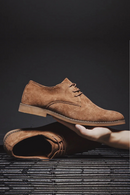 Men Shoes Casual Shoes Male Suede Oxford Wedding Leather Dress Shoes Men Flats