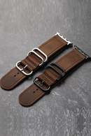 Handmade Retro Watchband For Apple Watch Leather Strap Men