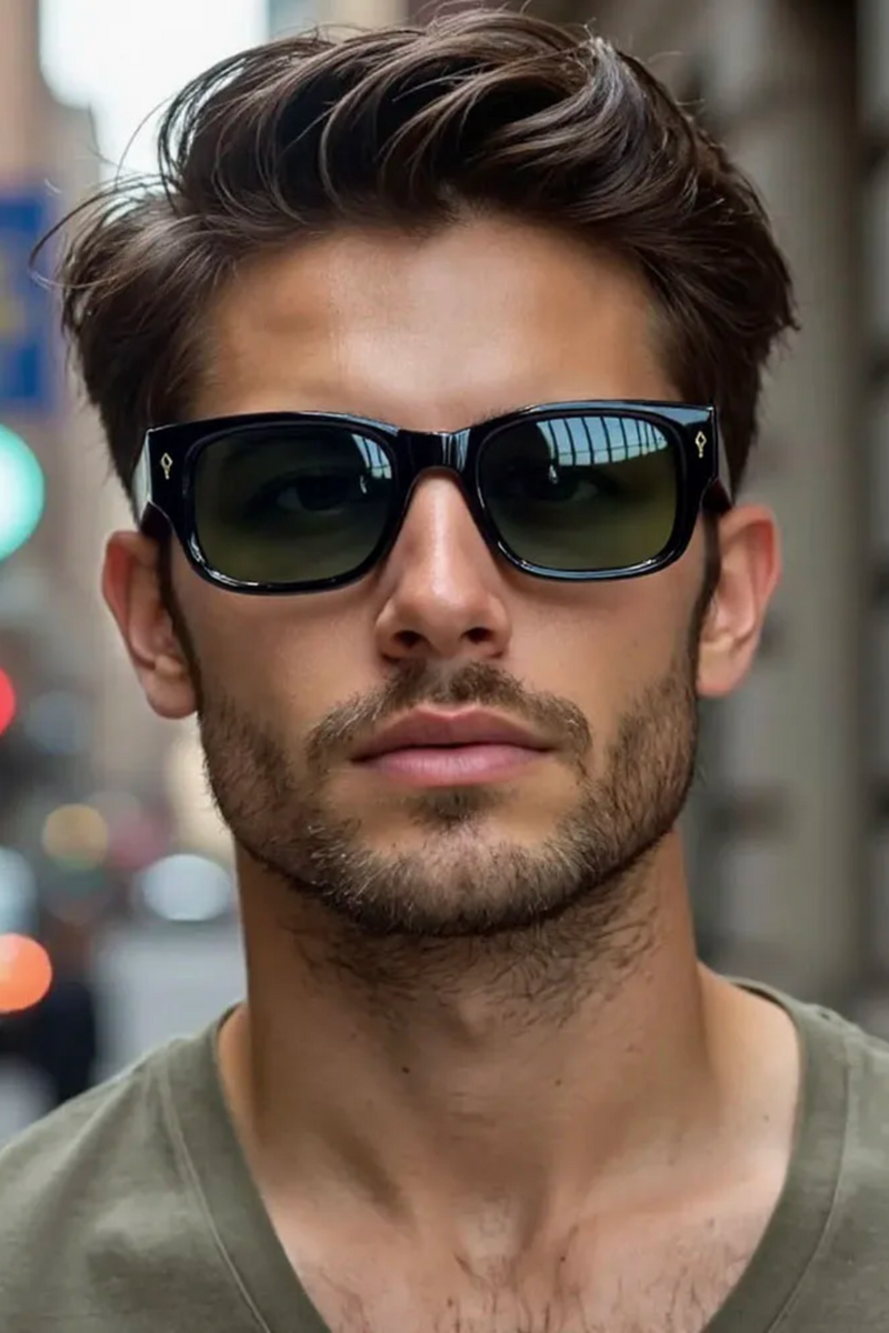 Sunglass Men Retro Sunscreen Sunglasses Women Glasses