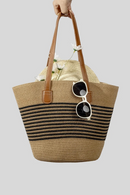 Flower Embroidery Underarm Bag Designer Floral Straw Handbags Casual Handmade Woven Summer Beach Shoulder Bags