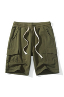 Summer Men Cargo Shorts Cotton Loose Casual Shorts