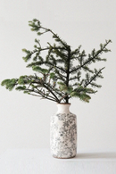 Medieval floral ceramic vase flower arrangement entrance living room desktop decoration ornament