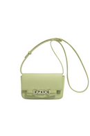 Light Green Flap Bag Luxury Style Unique Design Women Messenger Crossbody