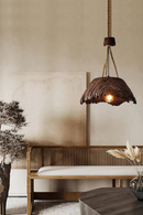 Nordic Vintage Hemp Rope Chandelier Pendant Lights Designer Homestay Study Bedside Hanging Lamp Fixture