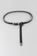 Extended Thin Section Ladies Belt Skirt Belt Narrow Soft Genuine Leather Women Jeans Belt