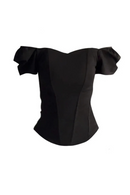 Women Tank Solid Slash Strapless Slim Fit Trendy Tanks Preppy Female Tops