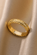 Rings For Women Men Gold Color Ring Female Male Engagement Wedding Party Finger Jewelry Gift