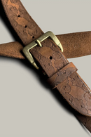 Genuine Leather Men Belt Luxury Designer Strap Male Pure Copper Buckle Wild Classic Retro