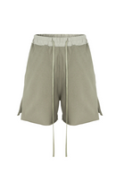 Streetwear Cleanfit Side Split Basic Casual Shorts for Men Loose Baggy Sport