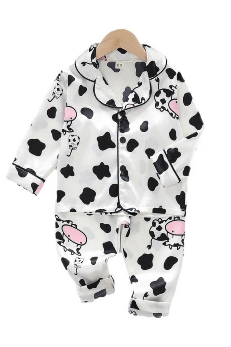 Autumn Baby Girls Clothes Set Children Pajamas Shirt Pants Kids Sleepwear Toddler Clothing