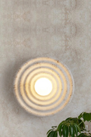 Round Circle Wall Lamp Corridor Sconce Retro Bedroom Bedside Decor