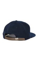 Wool Baseball Cap Clean Fit Simple College round Top Flat Brim Casual Hat