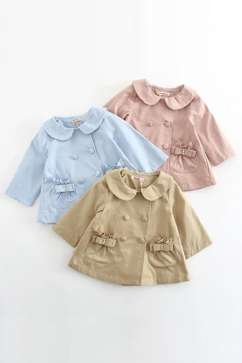 Spring Autumn Girls Windbreaker Children Outwear Baby Coats Kids Jacket