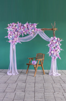 Wedding Party Background Decoration Customized Pink Purple Blue Series Rose Floral