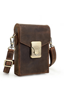 Leather Small Crossbody Bag Casual Men Shoulder Bags Luxury Purse Male Leather