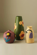 painted ceramic vase living room flower arrangement ornaments creative home accessories