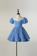 Kids Dress for Little Girls Children Eid Birthday Party Luxury Short Evening Gowns Prom Pageant Formal Dresses