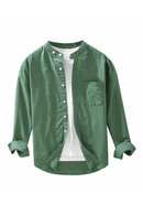 Linen Premium Shirt Men Spring Summer Breathable Sun proof