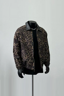 Casual Popular Spring And Autumn High Sense Leopard Jacket Men