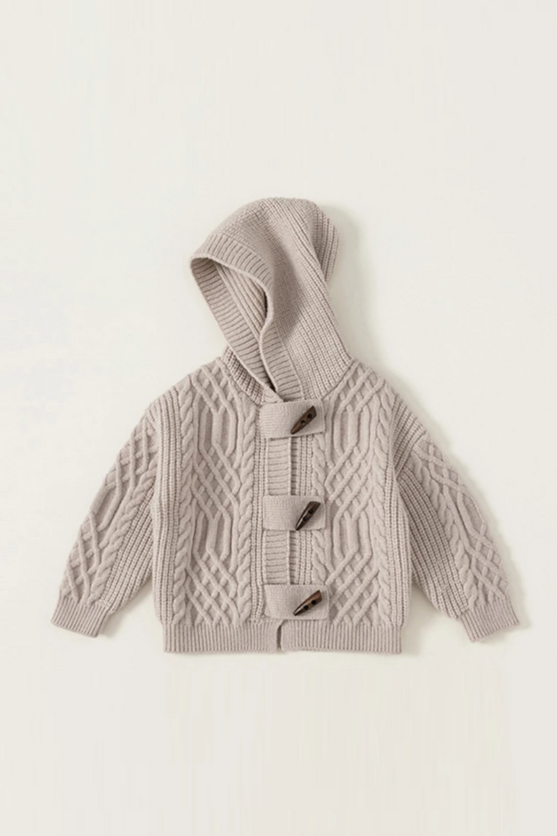 Autumn Boys Girls Hooded Sweater Children's Sweater Children's Knitted Cardigan