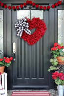 Wreaths For Front Door Valentine Decorations For Outdoor Valentine's Day Wreath Decoration