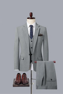 Men British Slim Formal Classic Gentleman Blazer Male Solid Casual Suits