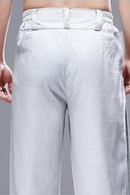 Spring Summer Linen Cotton Pants Men Thin Loose Casual Pants Style Vintage Gents Pants Men Trousers